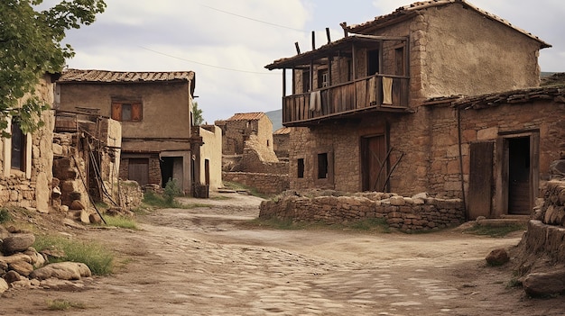 Foto fotos gratis de casas antiguas en un pueblo armenio