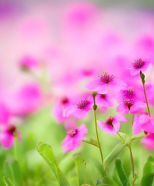 Fotos gratuitas de flores cor-de-rosa com um fundo desfocado