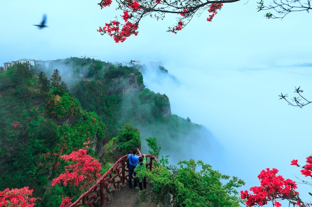 Foto fotos de paisajes naturales de la hermosa ciudad de china