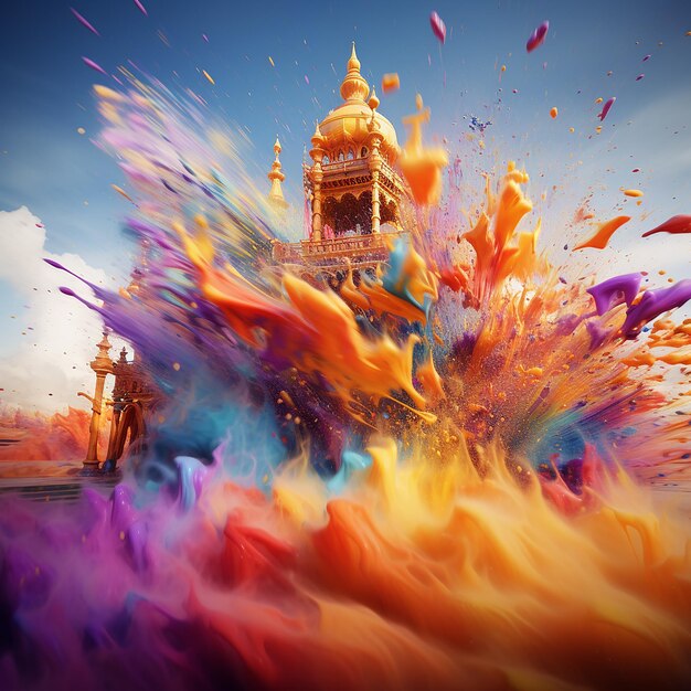 Foto fotos renderizadas en 3d de holi