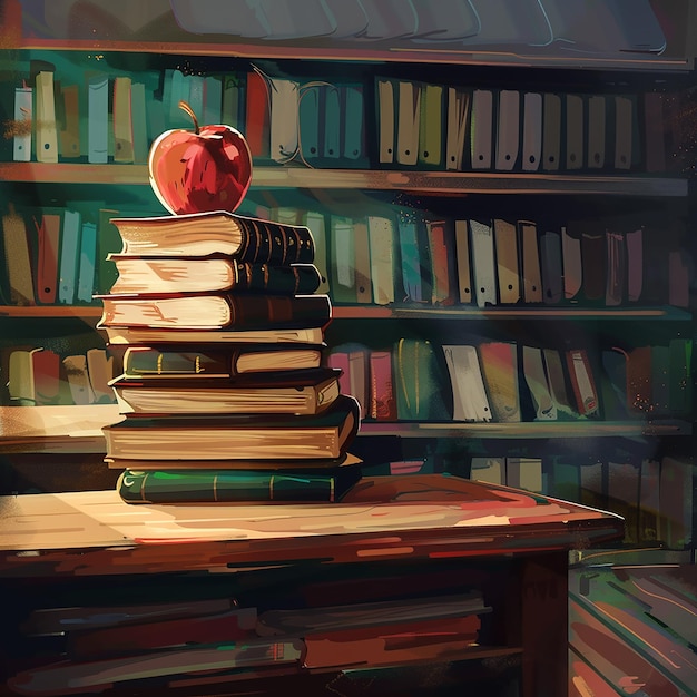 Fotos renderizadas en 3D de la vuelta a la escuela