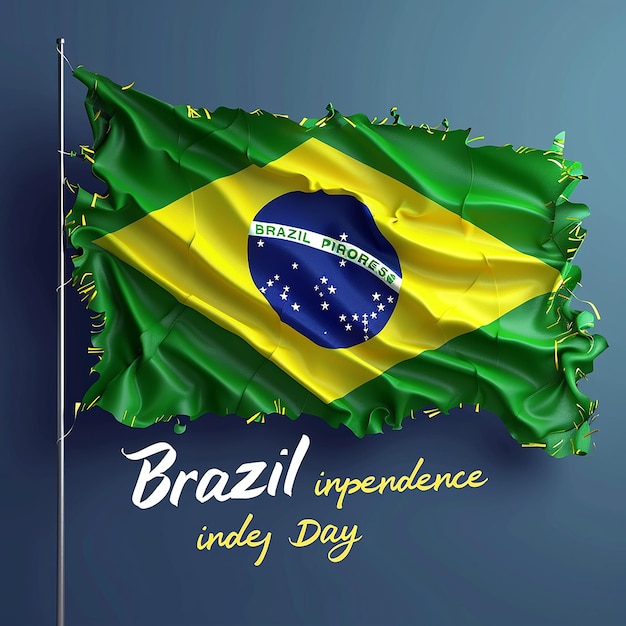 Fotos von Brasilien Flagge Brasiliens Unabhängigkeitstag