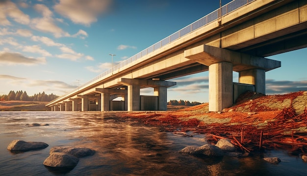 Fotoshoot bei den Bauarbeiten an Brücken und Viadukten