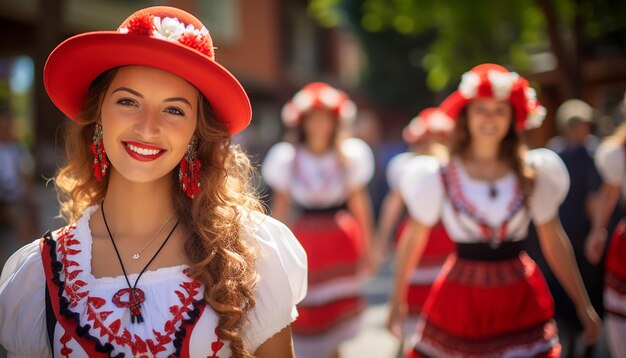 Fotoshooting zur Fiestas Patrias Chile-Feier