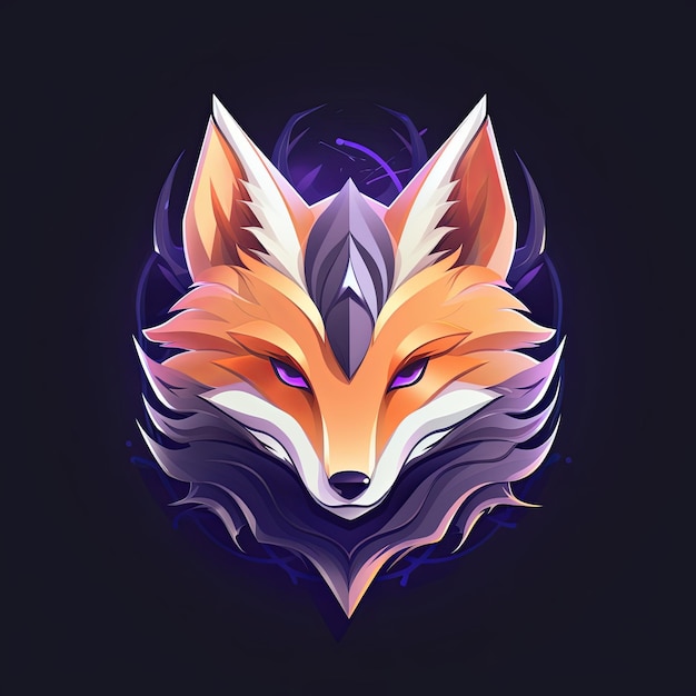 Fox-Logo-Maskottchen-Design