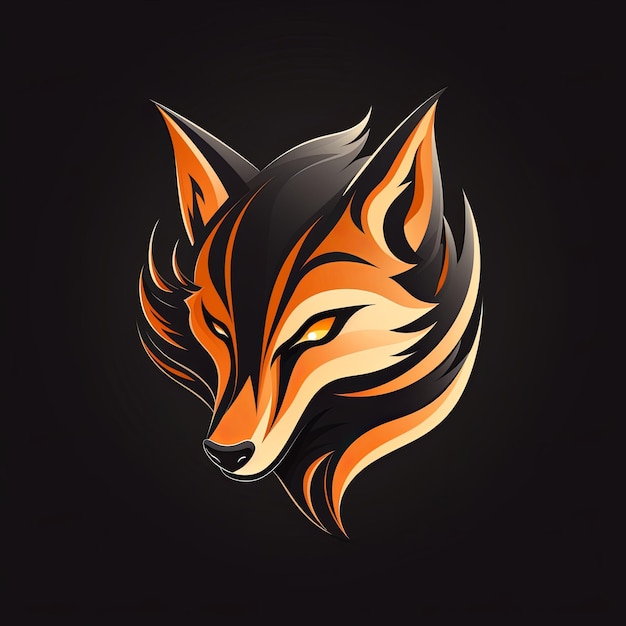 Fox-Logo-Maskottchen-Design