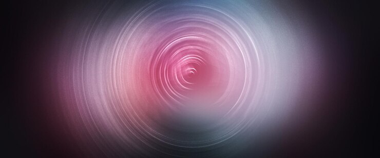 Foto fractal círculo colorido fondo suave