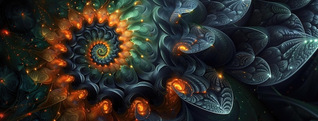 Fractal místico en 3D