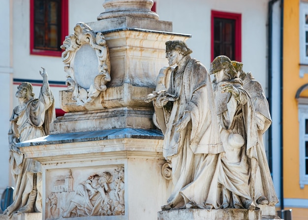 Fragmento da coluna da praga em maribor, baixa estíria, eslovênia