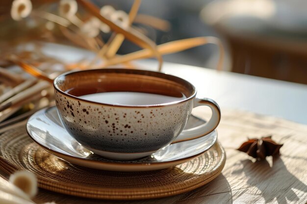 Fragrante Aromática xícara de chá de alcaçuz Gerar Ai