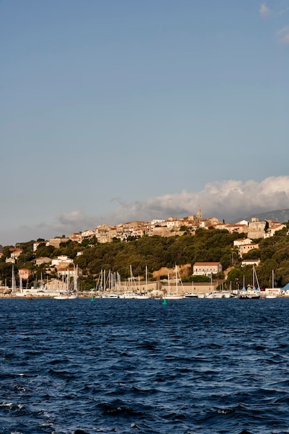 França Córsega Porto Vecchio vista da cidade do mar