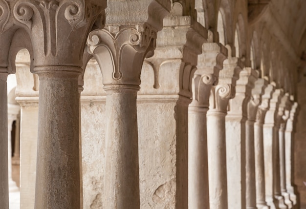 França, Provença. Detalhe do corredor da Abadia de Senanque. Mais de 800 anos de história nesta foto.