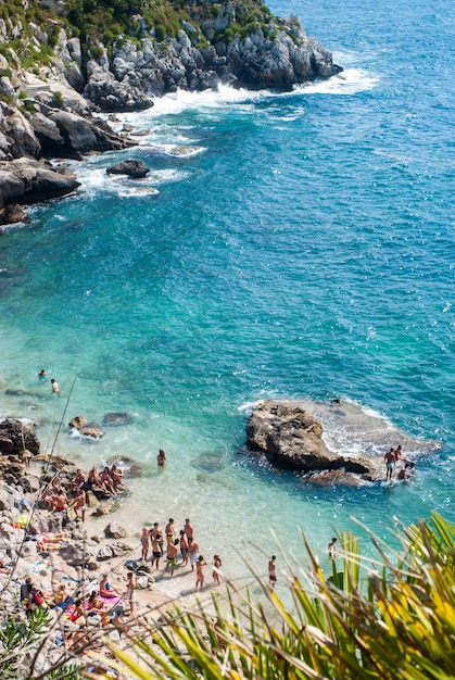 Francesi Strand, Mongerbino, Sizilien