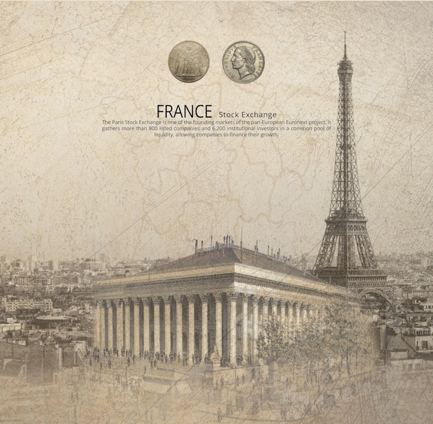 Francia Ciudad vieja con la antigua torre IFL Francia Antiguo parlamento y Francia Moneda antigua Manipulaciones