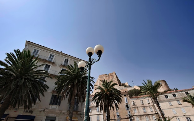 Francia Córcega Bonifacio edificios en la parte antigua de la ciudad