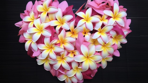 Frangipani Plumeria Herz