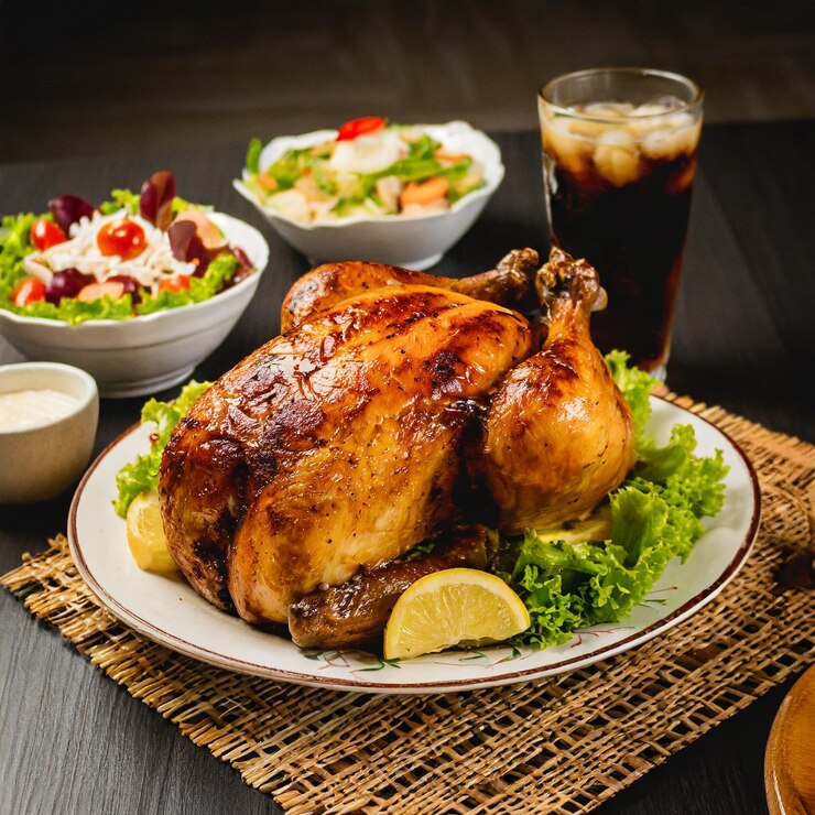 Foto frango assado frango assado domingo frango assado frango rosto