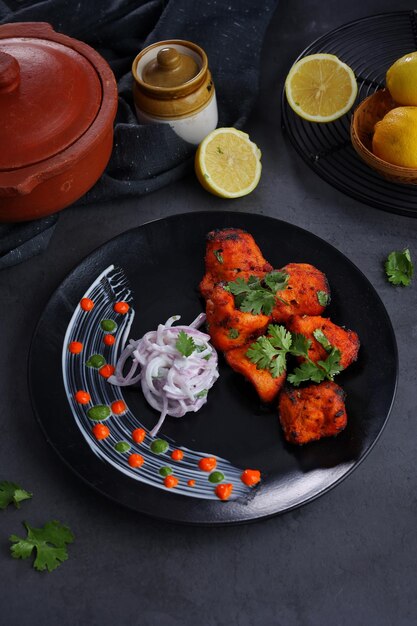 Foto frango tandoori tikka