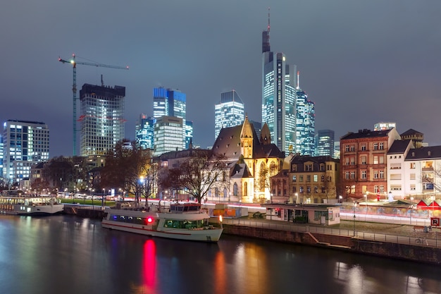 Frankfurt am Main morgens, Deutschland