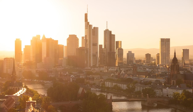 Frankfurt am Main Spätsommerabend