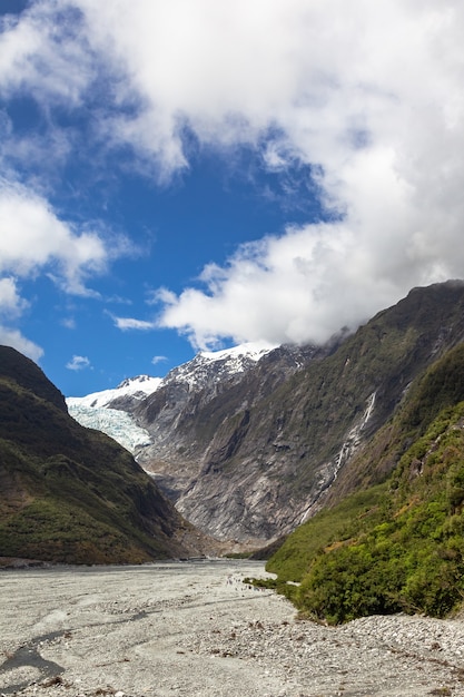 Franz Joseph Gletscherspur Südinsel Neuseeland