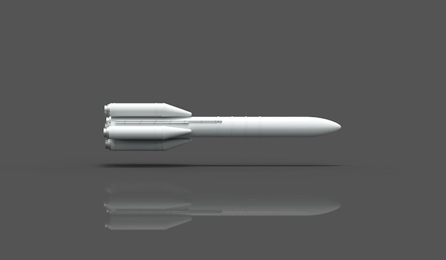 Französisch Guyana 2022 2023 Europäische Rakete Ariane 6 Erster Start 3D-Rendering