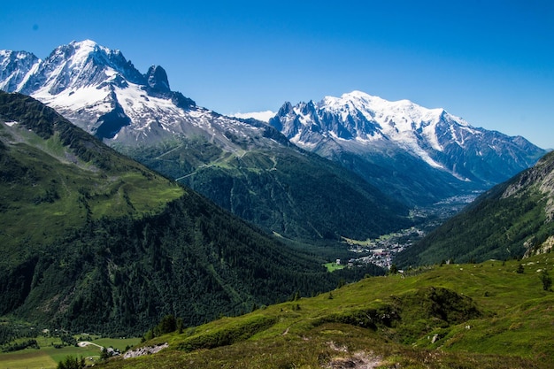 Französische Alpenlandschaft