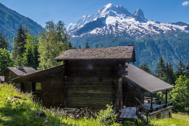 Französische Alpenlandschaft