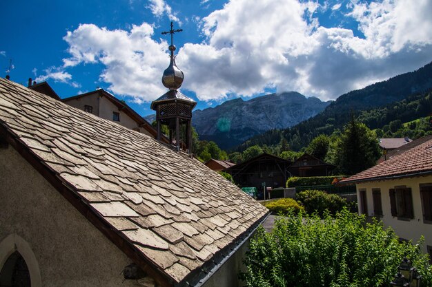 Französische Alpenlandschaft