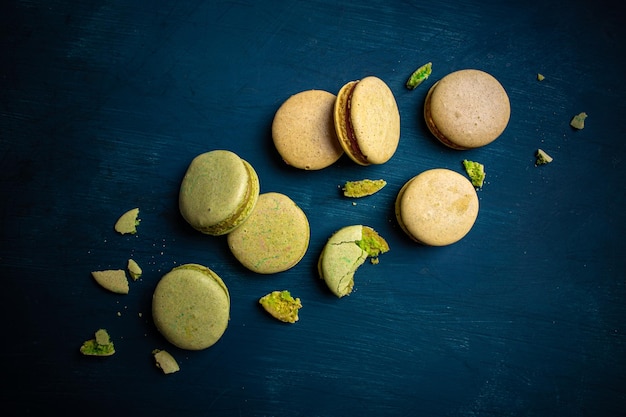 Französische Macarons-Plätzchen