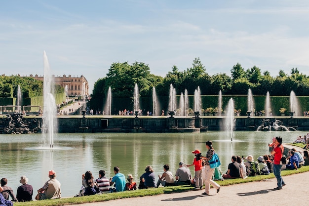 Französische Stadt Versailles, Schloss Versailles und Garten