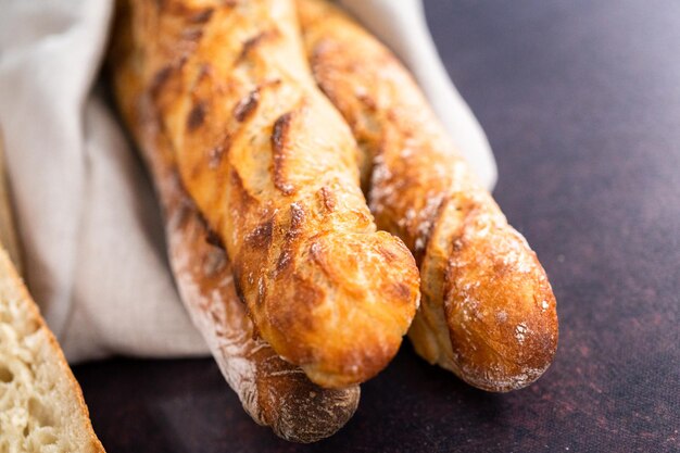 Französisches Baguette-Brot