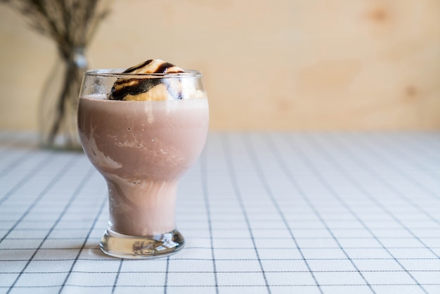 frappe de chocolate con helado de vainilla