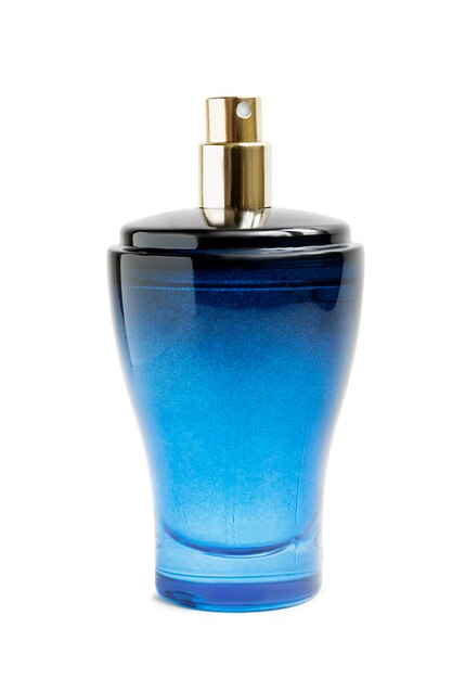 Frasco de perfume isolado