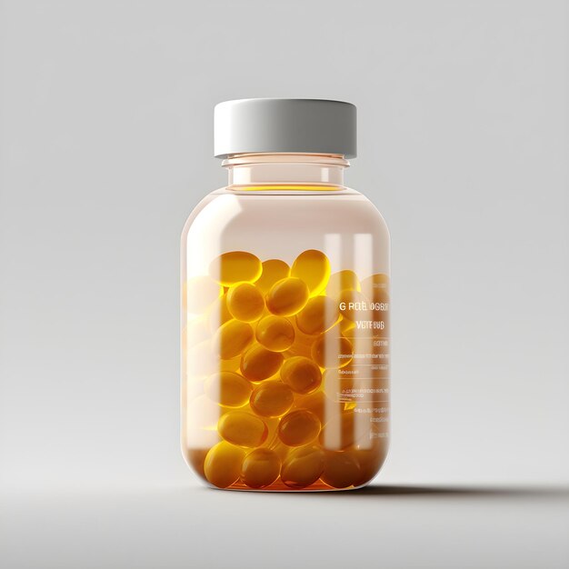 Un frasco de pastillas con una tapa blanca que dice "la palabra".