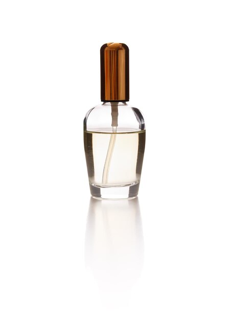 Frasco de perfume transparente