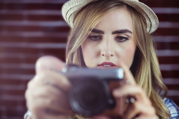 Frau fotografieren