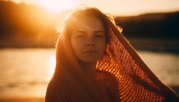 Foto frau in der sonne frau in der wüste person in der wüste