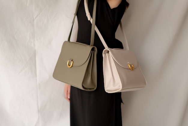 Frau Leder Mode Tasche