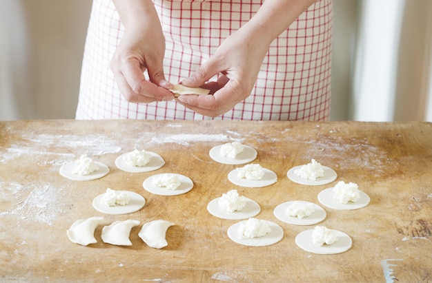 Frau macht Knödel, Vareniks. Handgemacht.