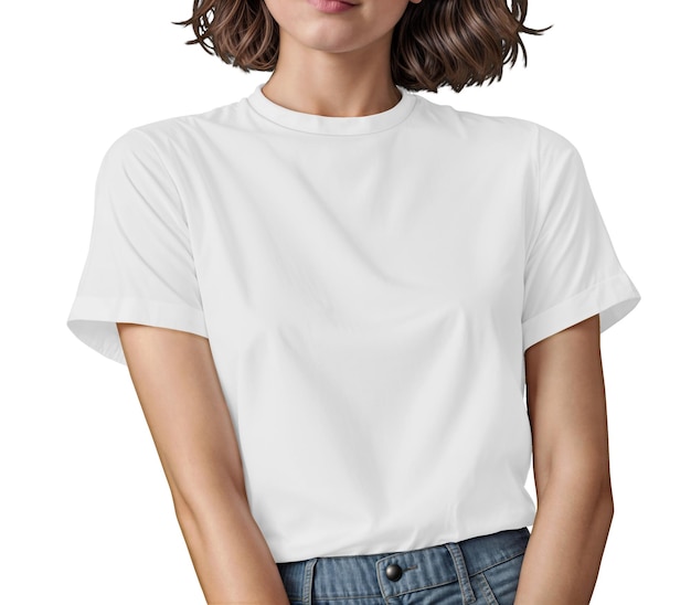 Frau mit T-Shirt