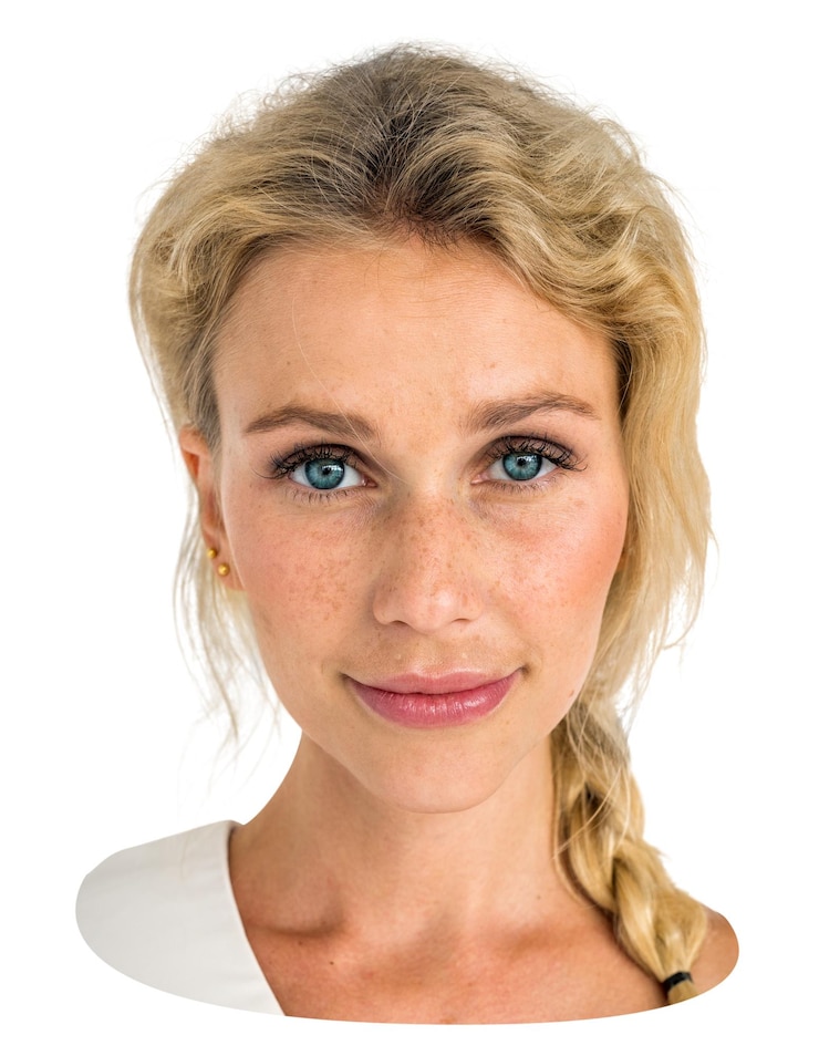 Foto frau png-element durchsichtiger hintergrund