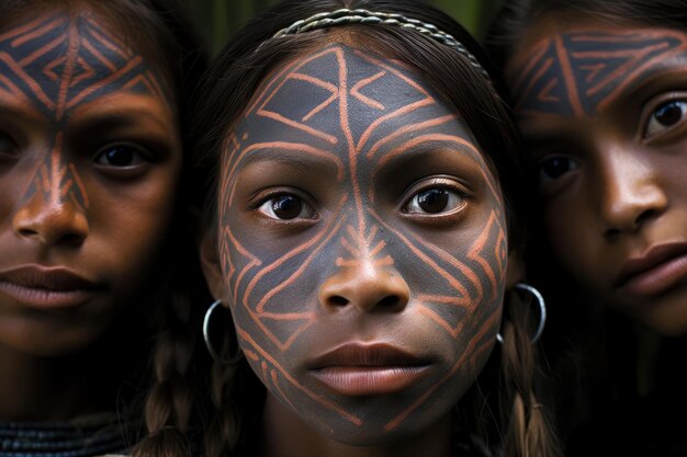 Foto frauen des amazonas-stammes