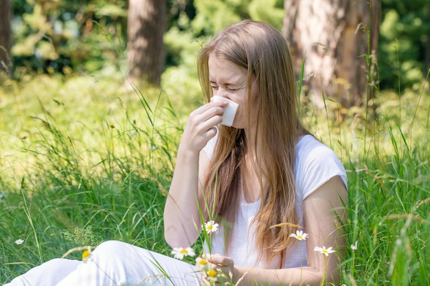 Frauen sind allergisch gegen Blüte