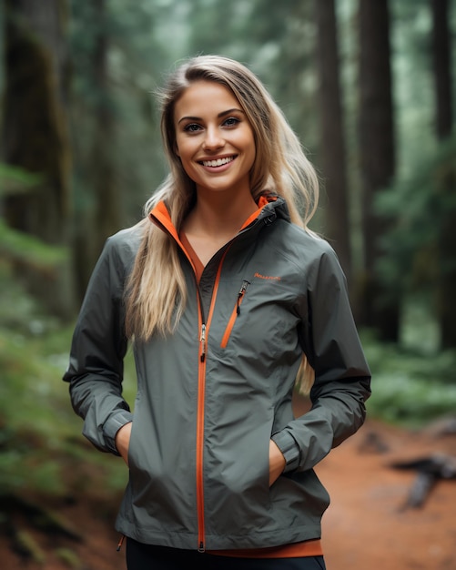 Frauen tragen eine leichte Wanderjacke, funktional schlank.