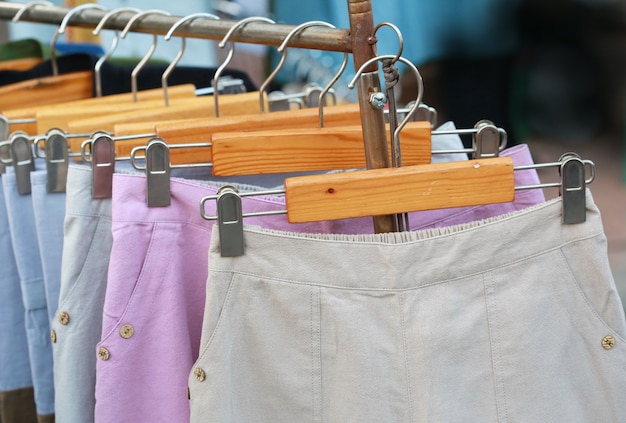 Foto frauenshorts im tuchladen