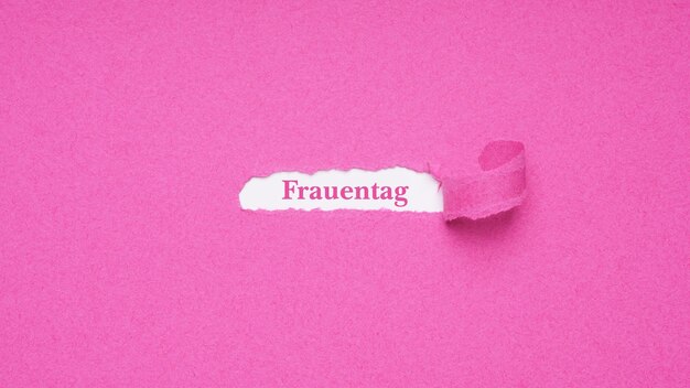 Frauentag ist deutsch für Frauentag