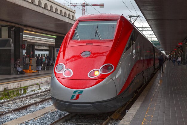 Una Frecciarossa en Roma Termini