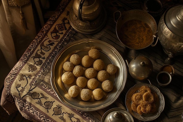 Free Sfinj Donuts marroquíes Foto de la cocina marroquí para uso comercial