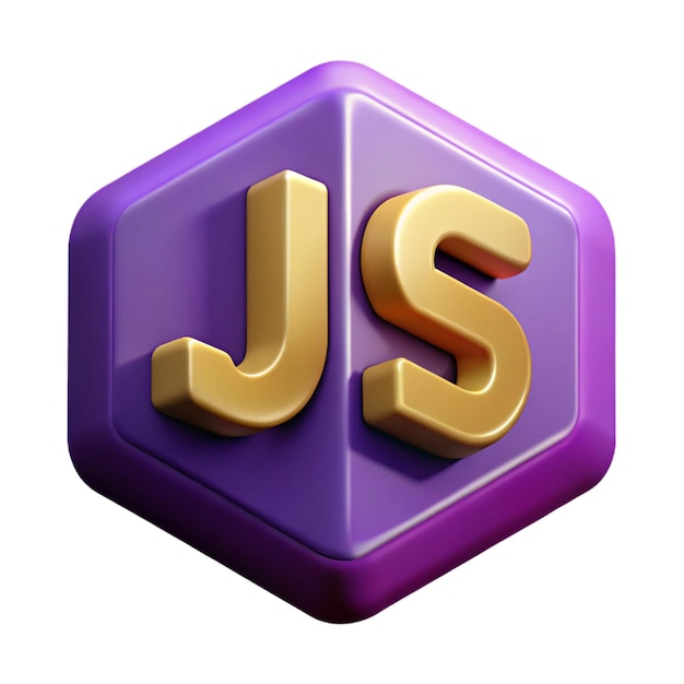 Free TypeScript 3D-Logo-Symbol auf weißem Hintergrund